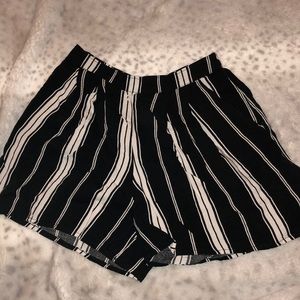 Striped soft shorts